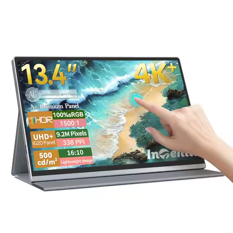 Intehill 13.4 Inch 4K Touch Screen Portable Monitor 3840*2400 500nits 100% sRGB U13ZT For XBox PS4/5