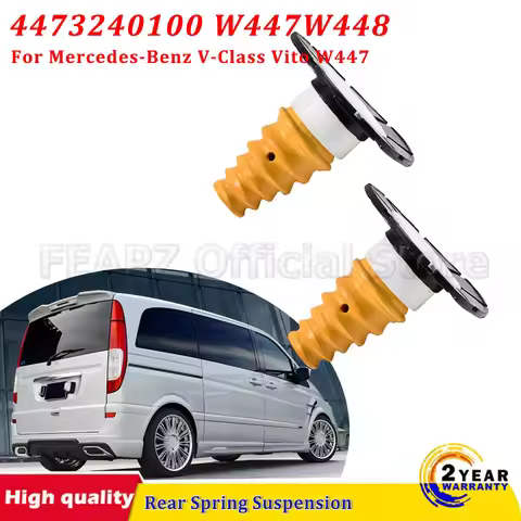 2 Pcs New Automobile Rear Shock Absorber Rubber Buffer For Mercedes-Benz V-Class Vito W447 447324010