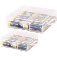 24 Slot 8 Slot Plastic Multifunction Battery Box AAA AA