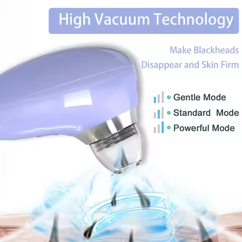 Pimple Blackhead Remover Facial Pore Cleaning Tool Vacuum Electric Nose Black Head Remover with Came