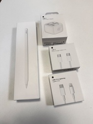 New 原裝 (有Apple Care) 全新未使用 正版 蘋果 Original Apple Pencil 2nd generation (不是冒牌或淘寶) 2二代筆 (附送任選一件20W充電器或l