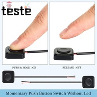Mini Button Switch, Adhesive 12V Momentary Push Button, DIY Mini Car Push Buttons