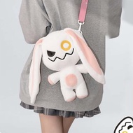 【免運】超大容量可愛玩偶移動電源毛絨挎包充電寶 黃油貓