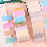 500Pcs/Volume Colorful Label Stickers - Loose-Leaf Notes Tab - Index Tab Stickers - Waterproof, Self