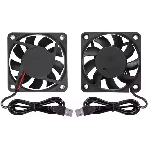 2510 5010 6010 6015 Mini DC 5V PC Case Cooling Fan Brushless Motor Case 20MM 50MM 60MM Axial USB Fan