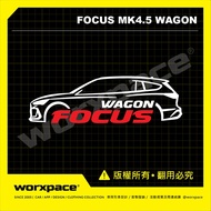 [worxpace] Ford Focus MK4.5 wagon/4/3.5/3/2.5 Car Sticker Sticker