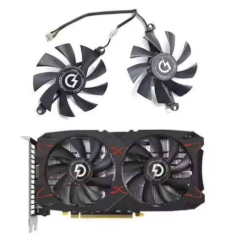 85MM 4PIN new RX 5500XT GPU fan suitable for Pan Lei RX 5500XT RX 580 8G 2048SP RX550 graphics card 