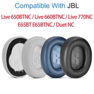 Replacement Earpads Cushion For JBL Live 650BTNC / Live 660BTNC / Live 770NC / E65BT E65BTNC / Duet 