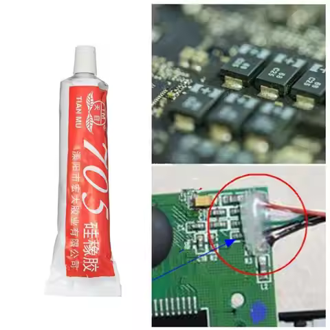 1PC 50ML High Temperature Outdoor Tent Waterproof Repair Glue 705 Silicone Rubber Gel Adhesive Seala