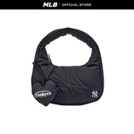 MLB กระเป๋าทรงโฮโบ ยูนิเซ็กซ์ Basic Sportive Stitch Mini Hobo Bag รุ่น 3ABQSM16N 50BKS สีดำ