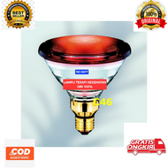 C46 Lampu terapi 100 W infrared ORI 100% PENYEMBUH SEHAT Bohlam Infra RED Merah FISIOTHERAPY Kesehat