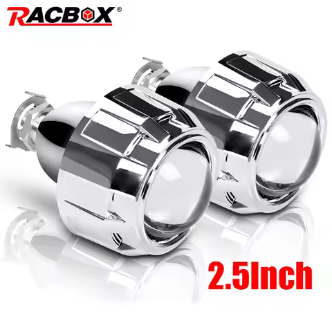 Car HID Bi Xenon Projector Lens 2.5inch Headlight Styling Retrofit Bi-Xenon Lenses with H4 H7 Adapte