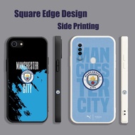 Dream League Man City Logo Blue West Ham vs Man City AMT01 For OPPO A12 A3S A5S A5 A7 A15 A15S A16 A16S A12E Phone Case Square Edge