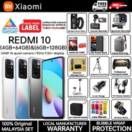 Redmi 10 [4GB RAM 64GB]&[6GB RAM 128GB] Guarantee 100%Original Xiaomi Malaysia