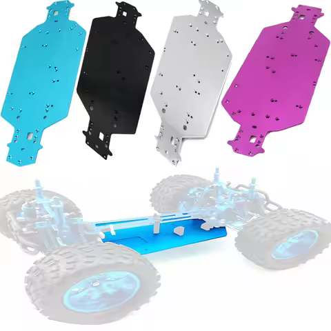 RC Car 04001 Aluminum Alloy Chassis For 1/10 HSP 94107 94170 94118 94111 RC Buggy Monster Truck Upgr