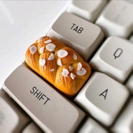 keycaps keycaps custom Bread Keycap Gourmet Keycap Cute Keycap Toast Keycap Hand-Teared Bread Keycap