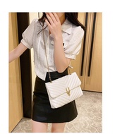 Fashion Embroidered Small Square Chain Bag Elegant Versatile Shoulder Crossbody Handbag Larissa