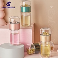 【Fast delivery】 Drinking Utensils Glass 280ml Tea Water Separation Water Bottles And Jugs Tea Separa