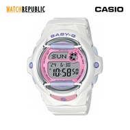 Casio Baby-G White Resin Digital Watch For Women BG-169PB-7DR