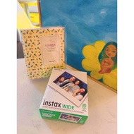 กระดาษโฟโต้โพลารอยด์ฟูจิ Instax กระดาษโฟโต้ขอบขาว5นิ้ว/ขอบดำฟิล์ม linkwide/ wide300