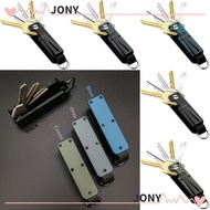 JONYPH Key Organizer, with Screwdriver Holds 2-6 Keys Keys Fob with Clip,  Modern Multi-function Met