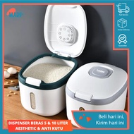 Rice DISPENSER RICE DISPENSER 5KG & 10kg RICE Container Storage