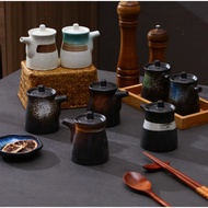 Ceramic Seasoning Bottle Soy Sauce Bottle Vinegar Jar Chili Bottle Restaurant Table Tableware Househ