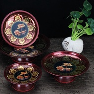Alloy Lotus Offering Plate Lotus Offering Buddha Plate Fruit Dish Offering Dish God of Wealth Offeri