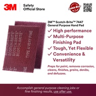 3M™ 7447 Scotch Brite General Purpose Hand Pad [Maroon/ Very Fine Grade]/ SB_ ASD_ PAD_