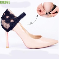 KIKO2E Shoelaces Elegant I pair Flower Lace Shoe Accessory Women Heels Shoe Decoration
