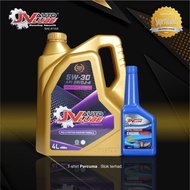 JV Auto Lube Set Engine Oil 5W-30 SP Fully Synthetic 10,000km(4L) + Engine Flush(1bottle/300ml)
