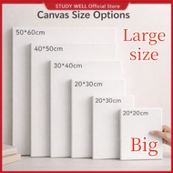 Big Size Canvas Board Painting Panel Plain Cotton Canvas for Acrylic Paint Watercolor Drawing Art Ca