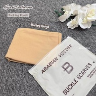 Terbaru!! Hijab Pashmina Viscose Arabian Buckle Scarves Ukuran 185x75 cm Kerudung Pasmina Baru Polos