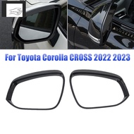 1 Pair Car Rearview Mirror Rain Eyebrow Frame Rearview Mirror Parts for Toyota Corolla CROSS 2022 2023 Side Mirror Rain Brow Decoration Cover