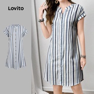 Lovito Casual Dress Spring/summer Dress for Women LBL32021