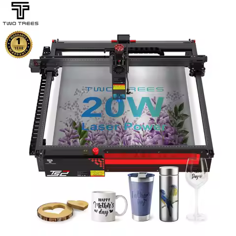 TWOTREES TS2 Metal Laser Engraving Machine 22W Laser Cutting 12mm Wood Acrylic Engraving Size 410*41