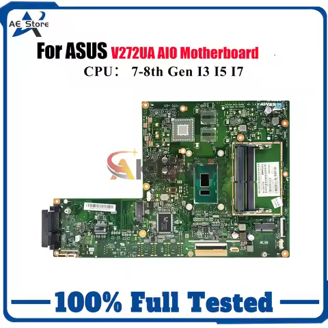 V272UA Motherboard For ASUS Vivo AiO V272UN V272U V272UA Mainboard With I3 I5 I7 CPU 100% tests OK f