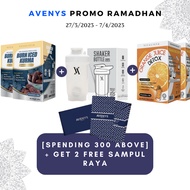 AVENYS RAMADHAN 2 KURMA + 2 ORANGE DETOX + 1 SHAKER ( FREE 2 SAMPUL RAYA )