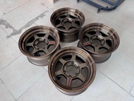 แม็กใหม่ TE37 Hof Racing ขอบ 16" 8 ออฟ 0 (1 ชุด 4 วง)