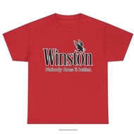 Retro Style Winston Nascar Red Funny Fashion Casual T Shirt 80S 70S