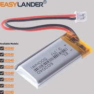 JST2.0mm 2Pin 3.7V 600mAh 602040 Lithium Li-ion Polymer Battery 302040 402040 502040 702040 802040 9