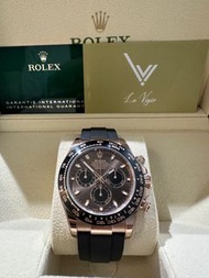 （Sold) 99.9% 新 Rolex 5/2023年 Rolex 116515ln 新朱膠帶