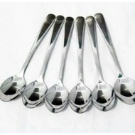 THICK TABLESPOONS, PACK OF 6 STAINLESS STEEL