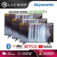 【24H Ship Out】Skyworth 65 Inch 4K UHD Android TV 65SUC6500 | Youtube Netflix Smart TV | Google Assistant | 50 Inch 50SUC6500 | 55 Inch 55SUC6500 | 70 Inch 4K UHD Google TV 70SUE7600 | Google Assistant | Dolby Audio &amp; DTS Sound Surround