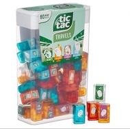 啲嗒糖TicTac 糖60小盒 60Pcs TIC TAC Candies XXL Travel Edition Size Mini Boxes Sweet Gift 228g