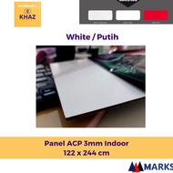 Panel ACP Mark Seven 3 mm Indoor - ACP Putih / Merah / Silver