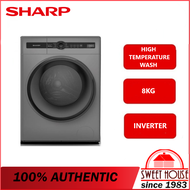 Sharp 9KG Inverter Front Load Washing Machine ESFH9BMB