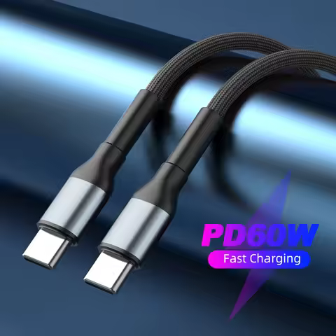 PD 60W Cable For Samsung Galaxy M13 A13 Google Pixel 9 Pro XL Sharp Aquos R8s pro Cubot KingKong Ace