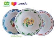 piring seng jadul tebal 1 LUSIN 12 PCS Piring Makan Enamel 20 CM JADUL