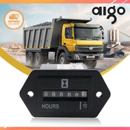 AIGONI™ DC 10-80V Mechanical Hour Meter Engine Maintenance Hour Meter Sealed Hour Meter Counter for 
